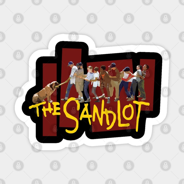 sandlot the gang Sticker by nikalassjanovic